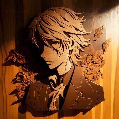 3D модель Тошиюки Тойонага из Bungo Stray Dogs (STL)